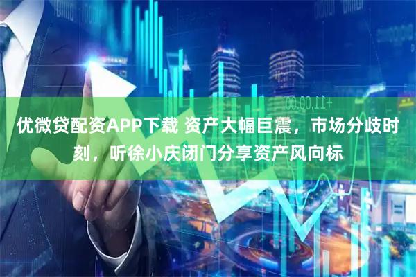 优微贷配资APP下载 资产大幅巨震，市场分歧时刻，听徐小庆闭门分享资产风向标